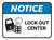 Notice: Lock Out Center Rectangular - Floor Sign