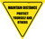 Protect Yourself And Others Maintain Distance Yield - Floor Sign