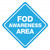 FOD Awareness Area Sign