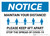 Notice: Maintain Your Distance ANSI Landscape - Wall Sign