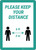 Please Keep Your Distance - Wall Sign