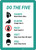Do The Five Individual Graphics - Wall Sign