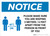 Notice: Make Sure You Are Keeping 6ft Apart with Icon Landscape - Wall Sign
