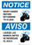 Notice: Wash Hands Before Returning To Class Bilingual with Icon Portrait - Wall Sign