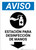 Notice: Hand Sanitizing Station Below Spanish with Icon Portrait - Wall Sign
