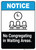 No Congregating in Waiting Areas - Wall Sign