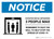 Notice: Elevator Social Distancing 3 People Max Landscape - Wall Sign