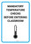 Mandatory Temperature Checks Before Entering Classroom with Icon Portrait - Wall Sign