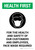 Health First: For The Health Of Our Customers Face Mask Required with Icon Portrait - Wall Sign