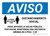 Aviso Distanciamiento Social Spanish with Icon Landscape - Wall Sign
