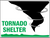 Tornado Shelter Signs