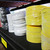 dot tape on shelf