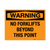 Warning: No Forklifts Beyond This Point - Wall Sign