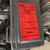 LabelTac Adhesive Red Tags on equipment