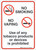 No Smoking / No Vaping - Wall Sign
