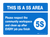 This is a 5S Area - Wall Sign