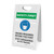 Safety First: Mask Required Beyond This Point Stop Coronavirus with Icon Portrait - A-Frame Sign