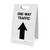 One-Way Traffic Up Arrow Portrait - A-Frame Sign