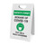 Safety First: Beware Of COVID-19 Put On A Face Covering with Icon Portrait - A-Frame Sign