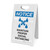 Notice: Maintain Proper Social Distancing with Icon Portrait - A-Frame Sign