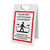 Please Keep a 6ft Distance on Walkways Bilingual Portrait - A-Frame Sign