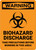 Hazard: Biohazard Discharge Take Precautions Before Working In Area - Wall Sign