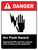Danger Arc Flash Hazard PPE Required Wall Sign