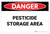 Danger - Pesticide Storage Area - Wall Sign
