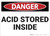 Danger: Acid Storage Inside - Wall Sign