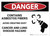 Danger: Asbestos Fibers Avoid Creating Dust - Wall Sign