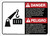 Danger: Bilingual Fall Or Crush Hazard - Wall Sign