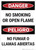 Danger: Bilingual No Smoking Open Flame - Wall Sign