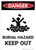 Danger: Burial Hazard Keep Out - Wall Sign