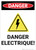 Danger: Danger Electrique - Wall Sign