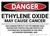 Danger: Ethylene Oxide May Cause Cancer - Wall Sign