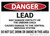 Danger: Lead Hazard - Wall Sign