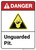 Danger: Unguarded Pit ANSI - Wall Sign