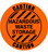 Caution Hazardous Waste Storage Floor Sign