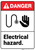 Danger: Electrical Hazard ANSI - Wall Sign