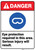 Danger: Eye Protection Required In Area Serious Injury ANSI - Wall Sign