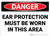 Danger: PPE Ear Protection Must Worn In Area - Wall Sign