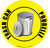 Trash Can (Poubelle) Floor Sign