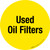 Used Oil Filters Floor Sign