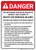Danger: An Untrained Operator Subjects Himself to Injury or Death - Wall Sign