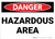 Danger: Hazardous Area - Wall Sign