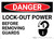Danger: Lock Out Power - Wall Sign