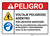 Danger: Hazardous Voltage Solor Personal Autorizado Spanish ANSI - Wall Sign