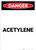 Acetylene - Portrait Wall Sign