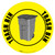 Trash Bin Floor Sign