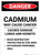 Cadmium May Cause Cancer - Portrait Wall Sign
